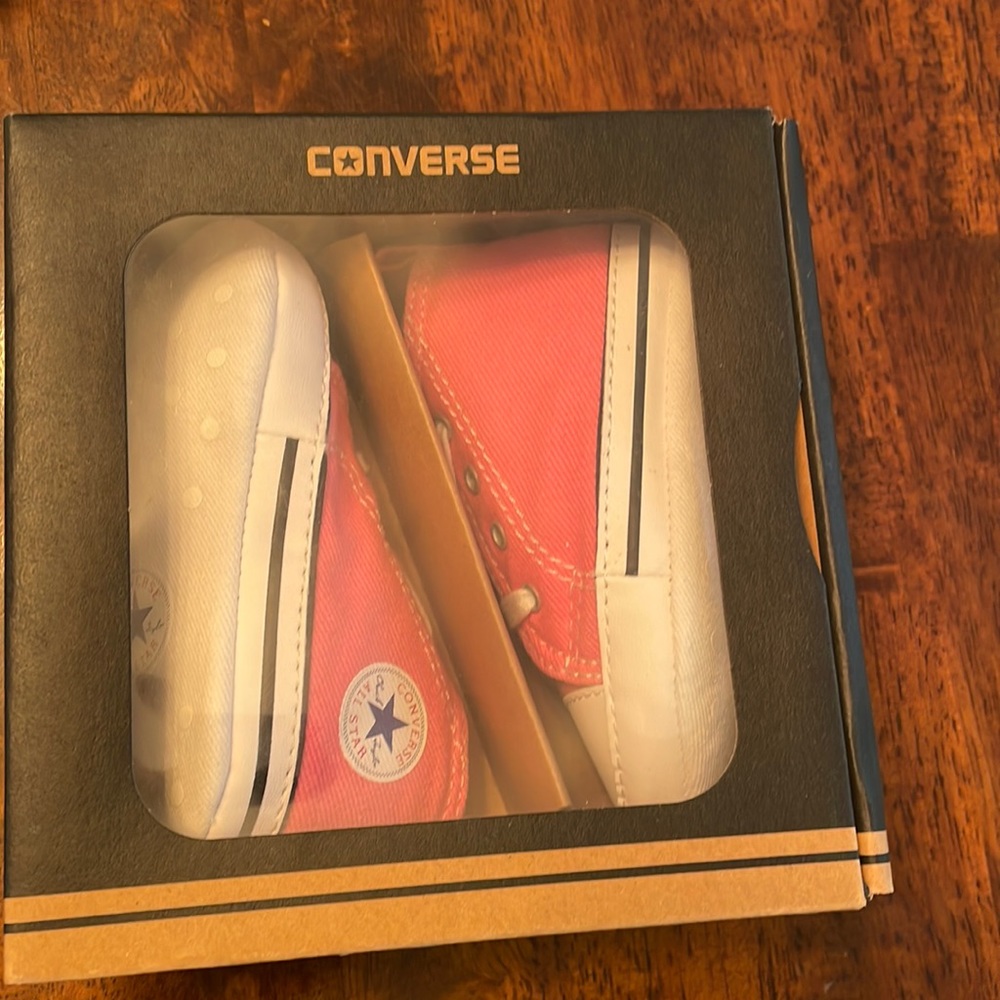 Converse size 3 pink. New in box